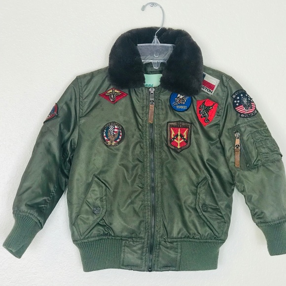 Tommy Top Gun Bomber aviator military jacket 6 - Picture 3 of 8